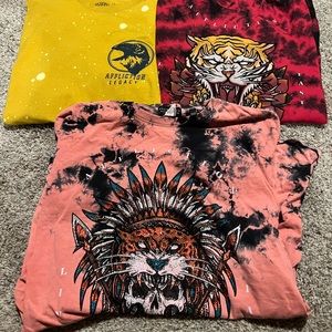 Affliction xl tshirt lot